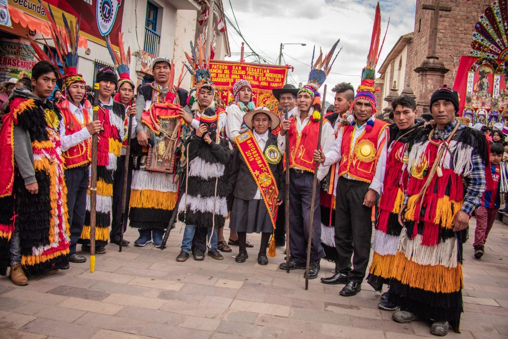 The festival of San Sebastian in Cusco