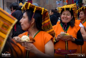 Women enjoying traditional ceremony