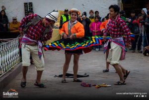 People dancing traditionally