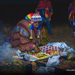 Andean priest on ceremony