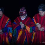 People in ceremony to Pachamama