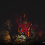 Andean people in traditional ceremony to Pachamama
