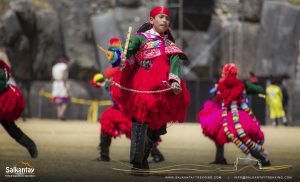 Andean young strength in Warachikuy ceremony