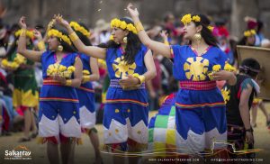 Andean flowers in Warachikuy ceremony