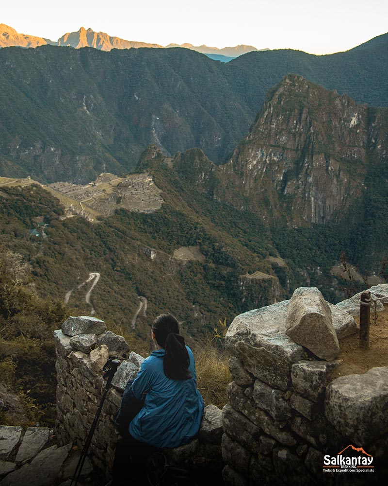 The Machu Picchu view from Sun Gate (Inti Punku)