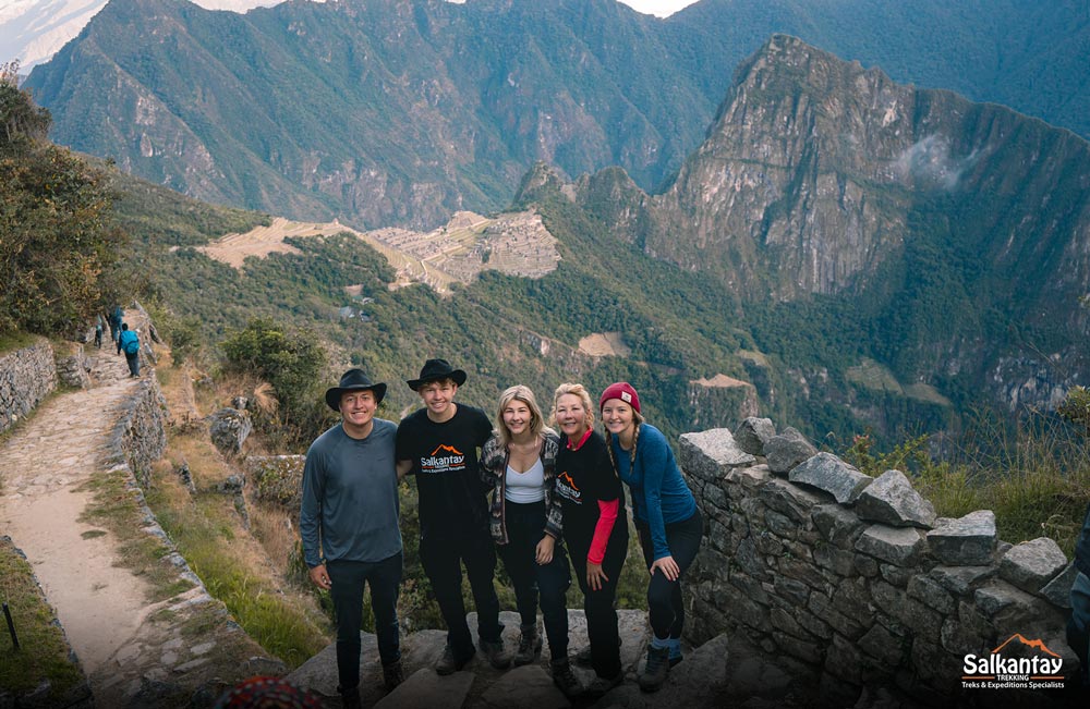 View of Machu Picchu from Inti Punku or Sun Gate