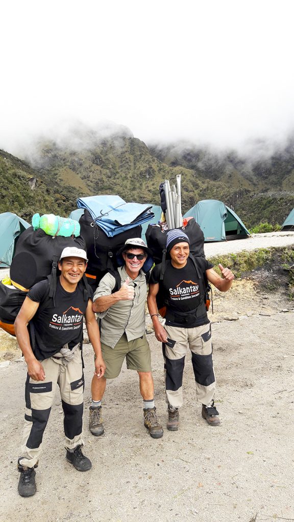 Happy people at Inca Trail