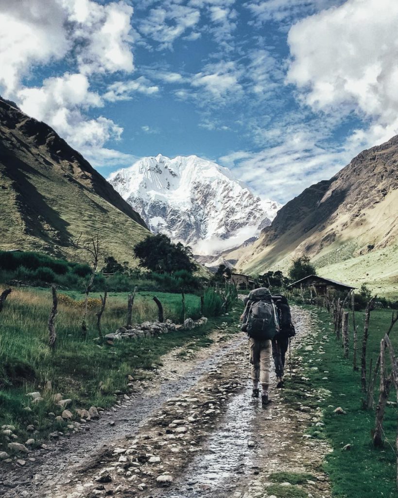 Walking around Salkantay Pass