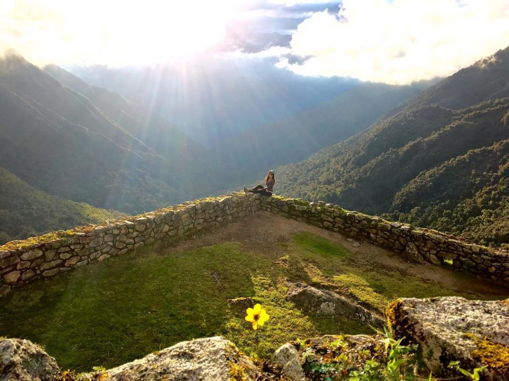 Sayacmarca is an archaeological site located in Peru. It is situated on a peak at 3,600 meters.