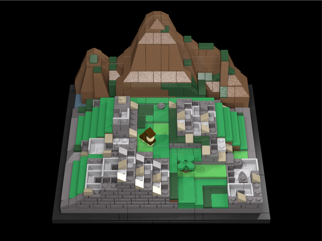 Machu Picchu Lego model