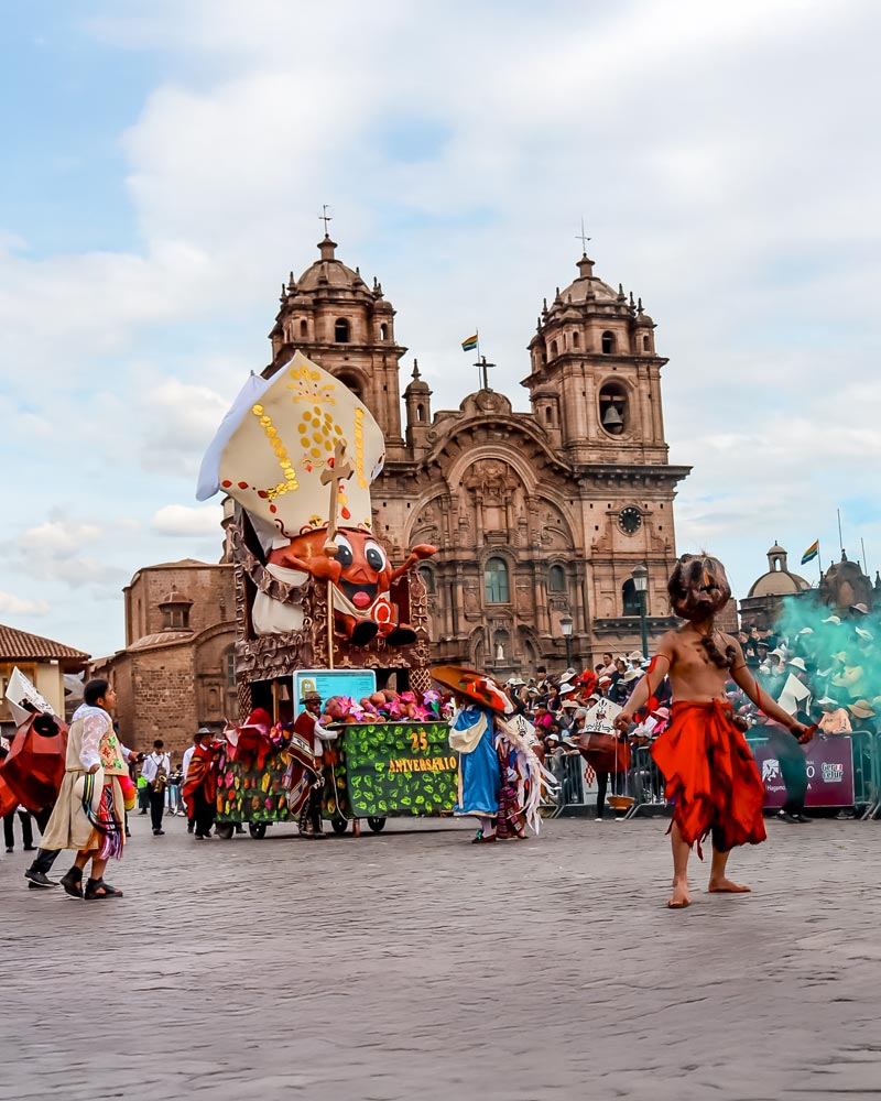 Allegorical Parade by Diego Quispe Tito School | EMUFEC