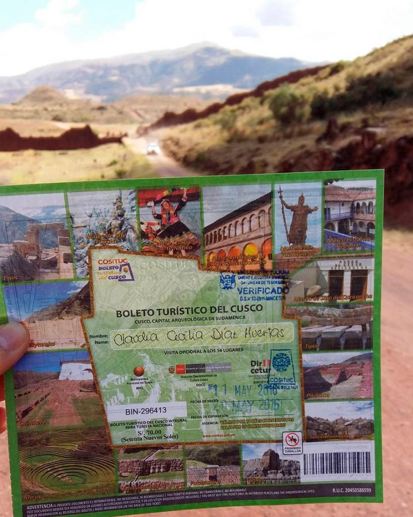 Boleto turistico Cusco
