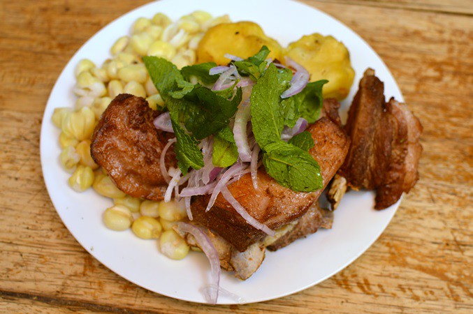 Dish-fried-pork-including-pork-belly-pork-rinds