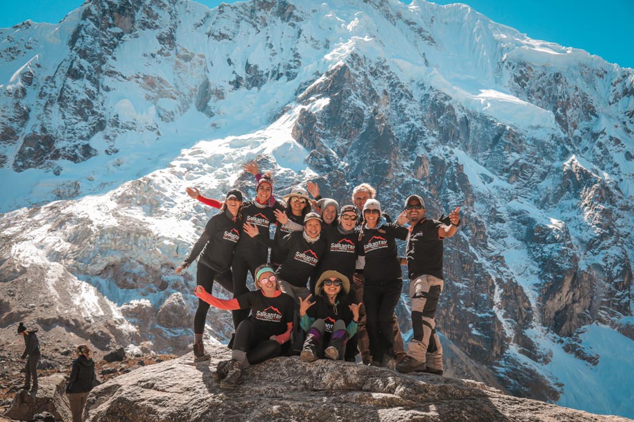 Salkantay Pass in the Salkantay trek