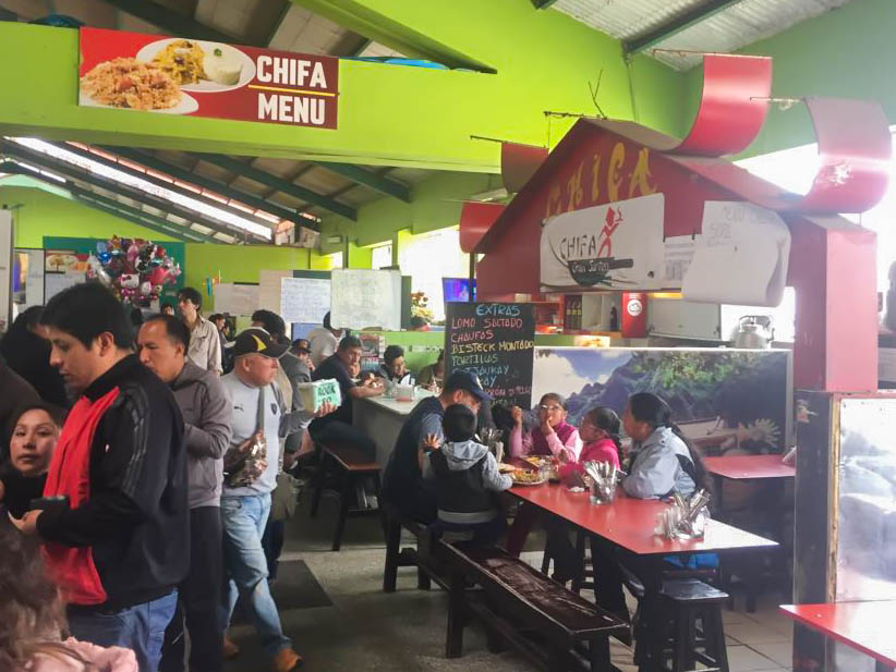 Market peruvian chinese cuisine food
