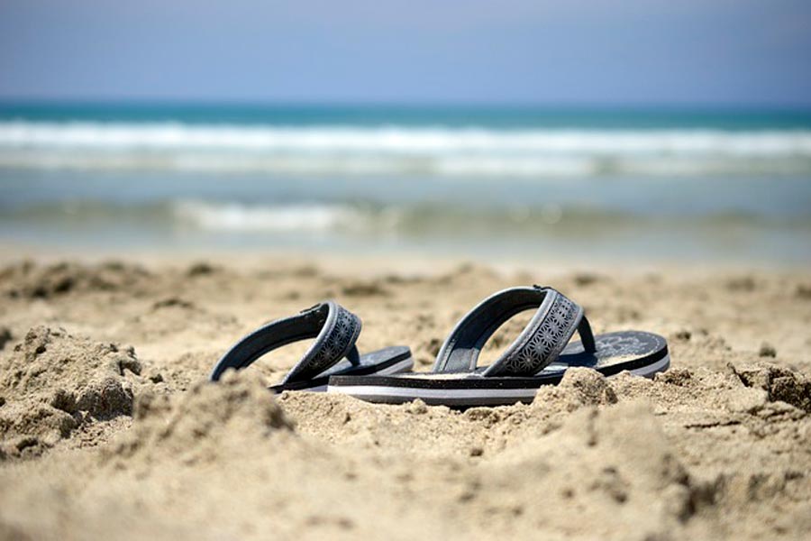 Sandals for beaches in Peru packing list by Peggy Choucair