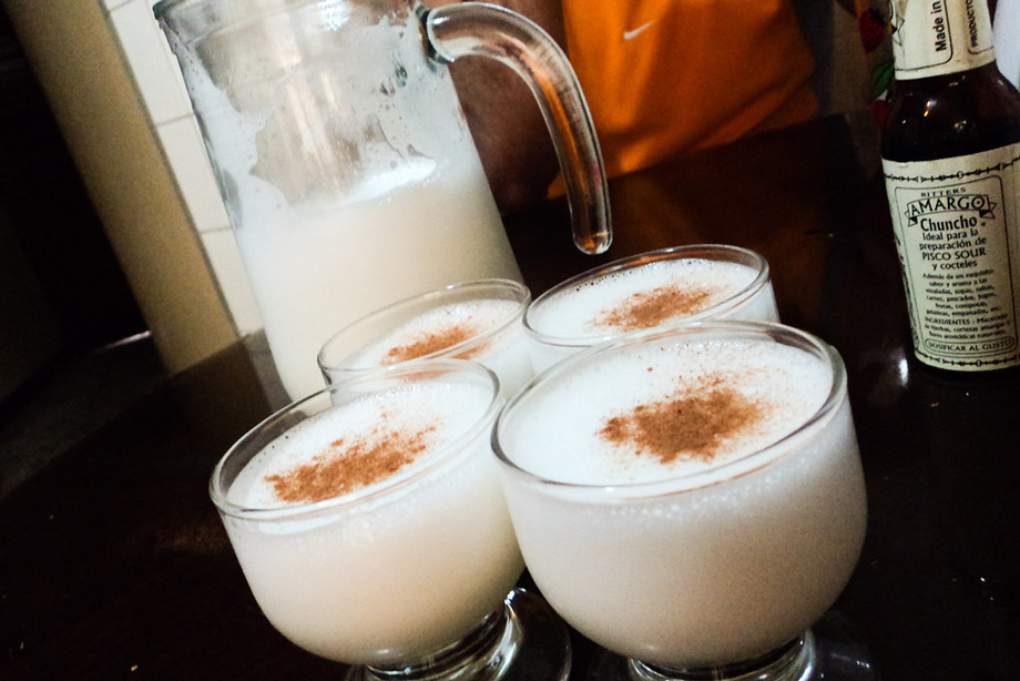 Toast with Peruvian Pisco