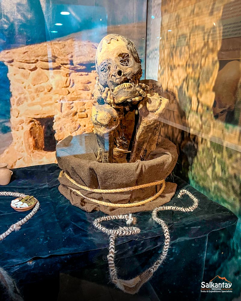 Mummy in the Coricancha museum