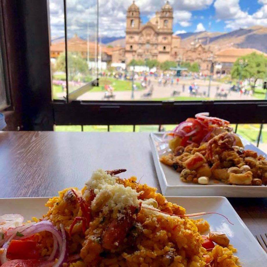 Visit a Top Restaurant, Plaza de Armas