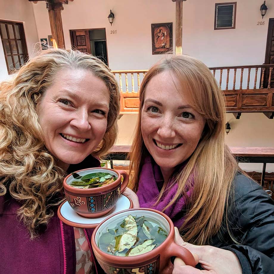 Coca Tea for Altitude Sickness