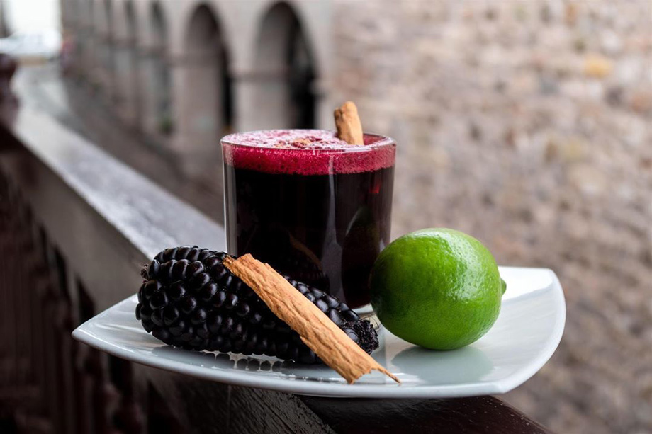 Chicha morada, purple maiz or corn, peruvian superfoods