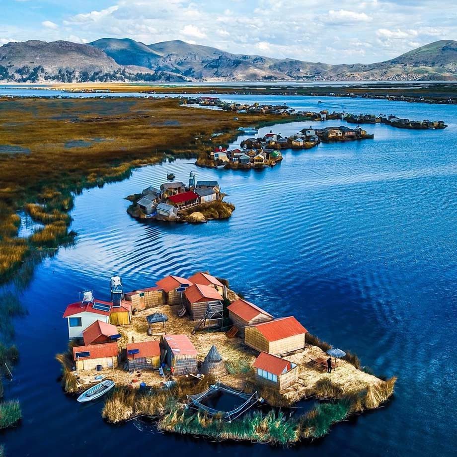 Lake Titicaca in Puno.