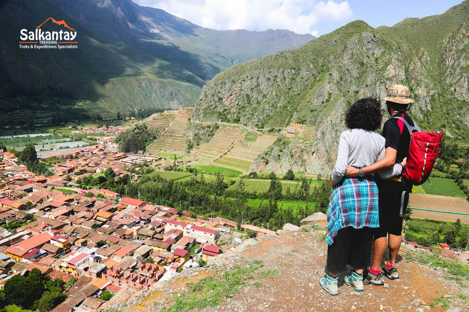 Ollantaitambo town in the Sacred Valley.