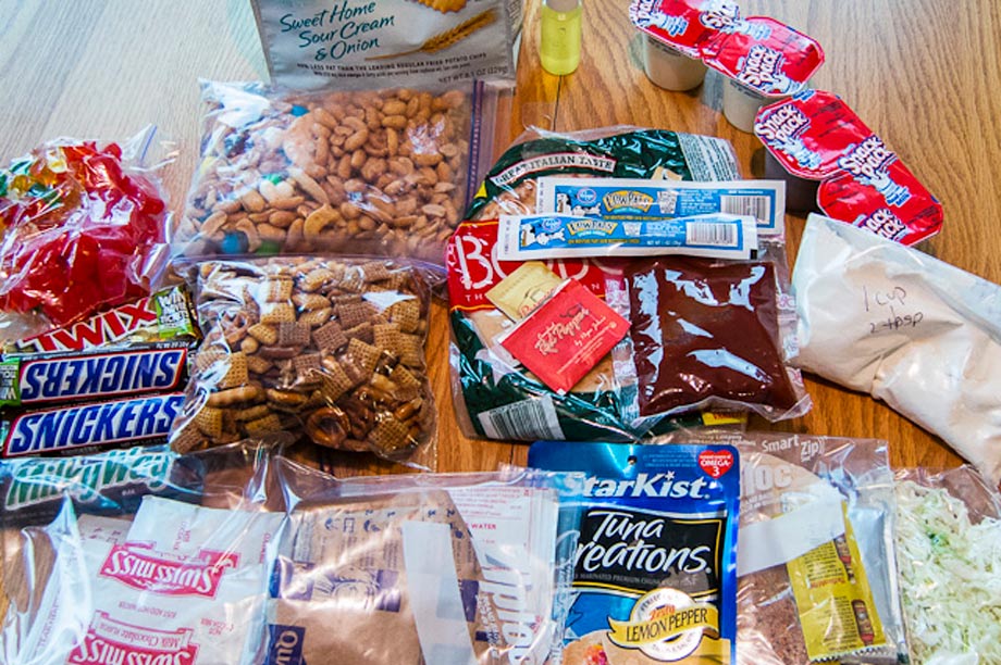 Pack the things you love to eat, hiking food peru