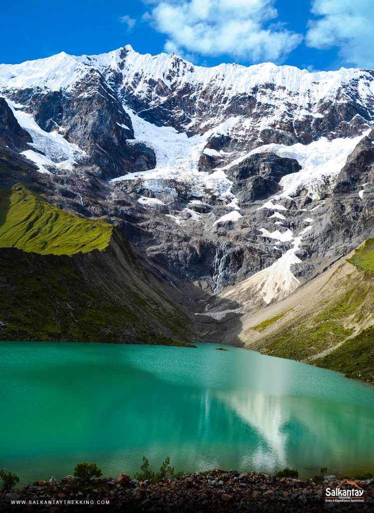 humantay lagoon one of the most beautiful natural treasures is located in cusco.