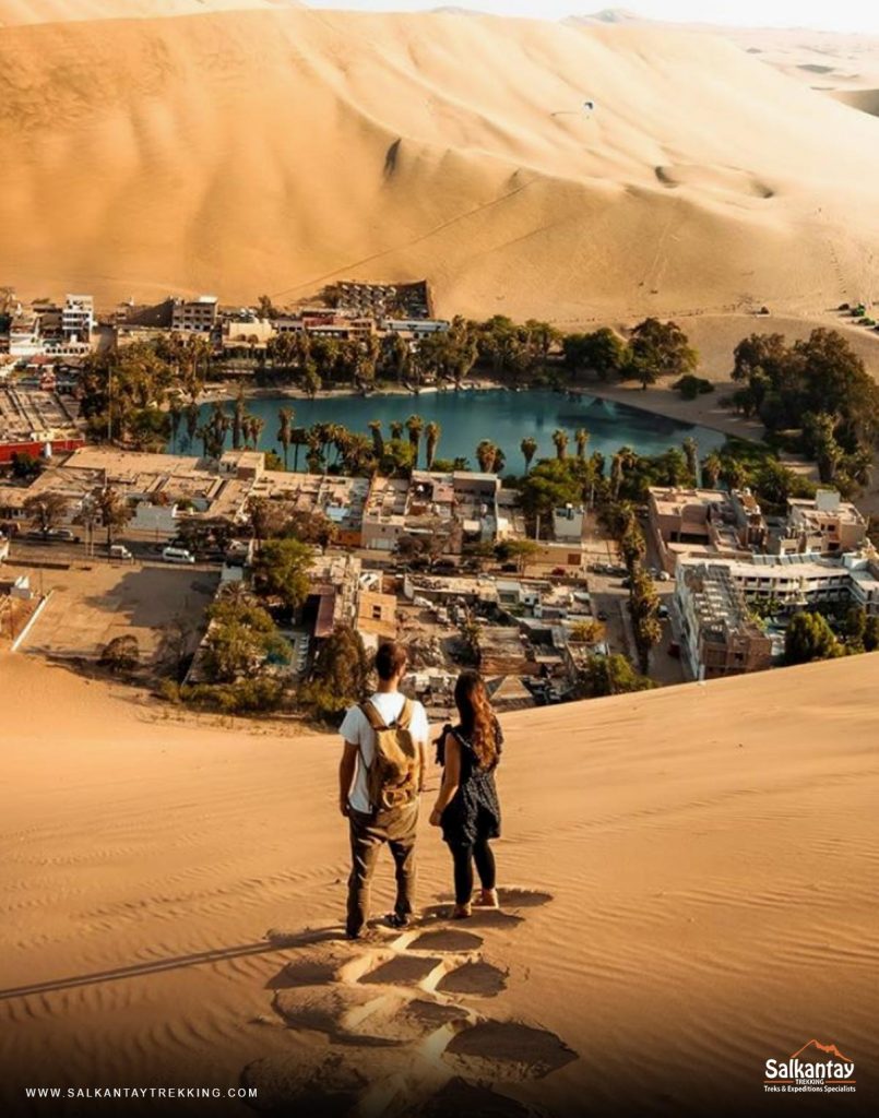 Huacachina is a desert oasis and a small village just west of the city of Ica.