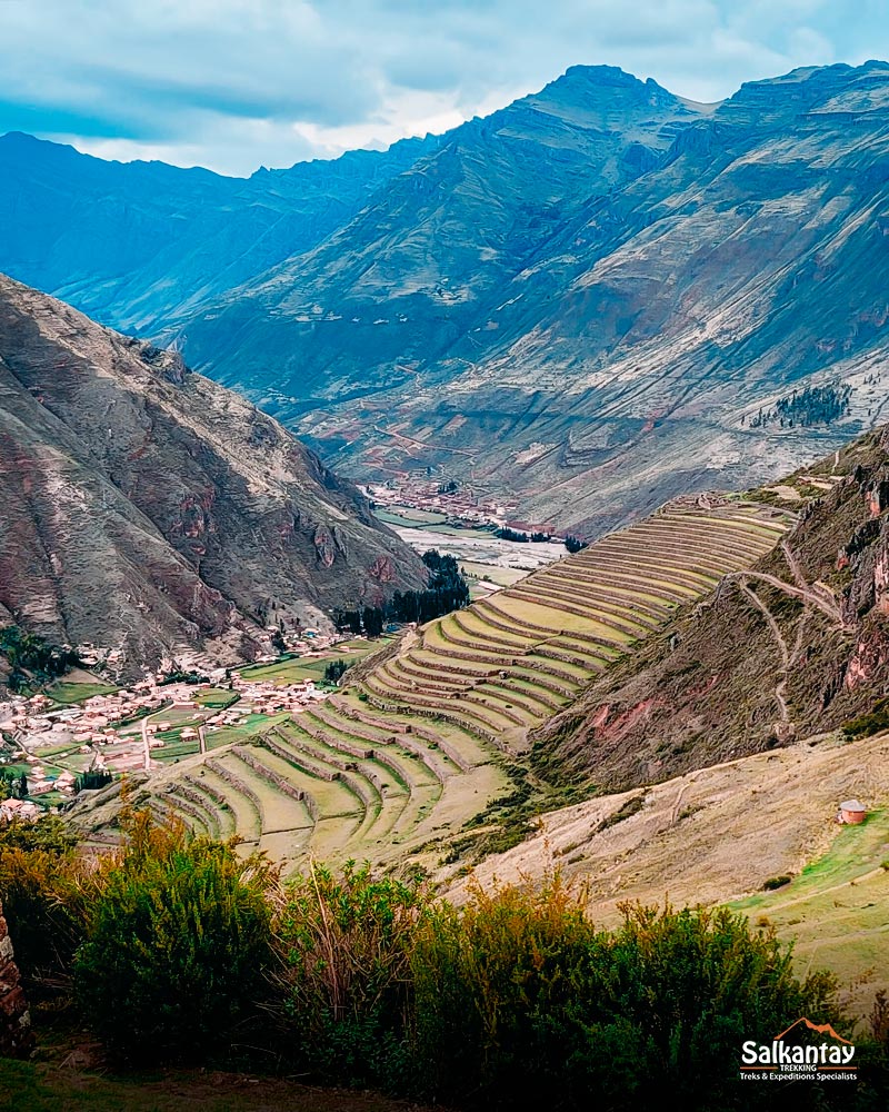 Archaeological site of Pisac in the sacred valley of the incas