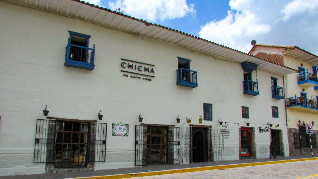 Visit the Chicha restaurant of famous chef Gastón Acurio in historic Cusco