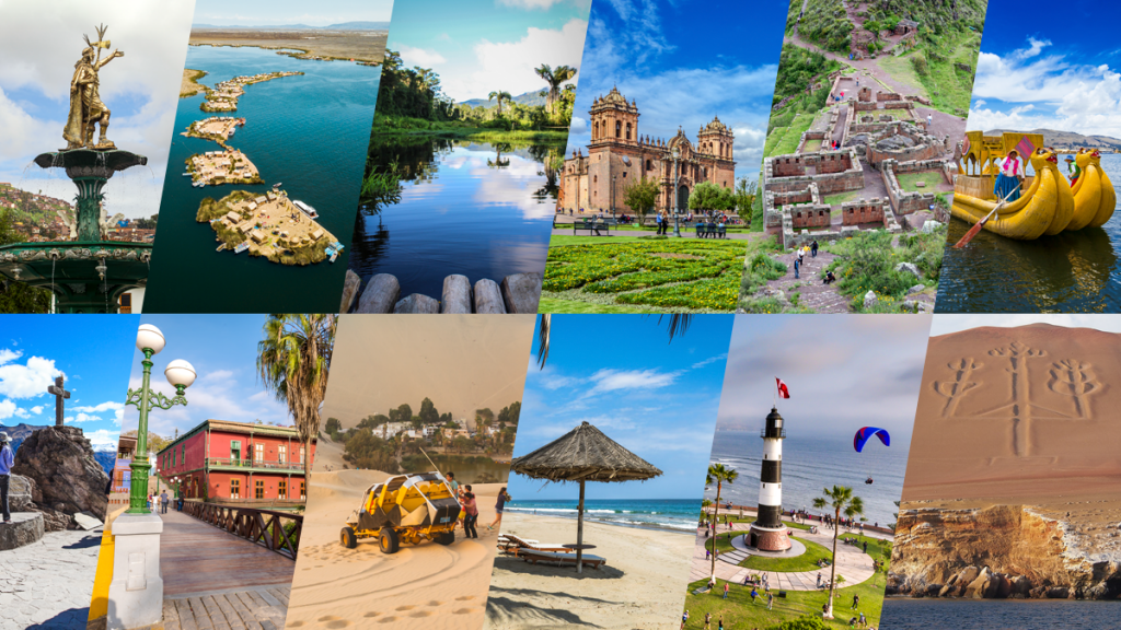 Best Places to Stay in Peru: Cuzco, Puno, Lima, Arequipa, Ica, Ilo, Cusco, Piura. all Peruvian territory.