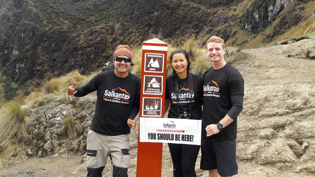Warmiwañusca pass is the highest point of the Inca trail