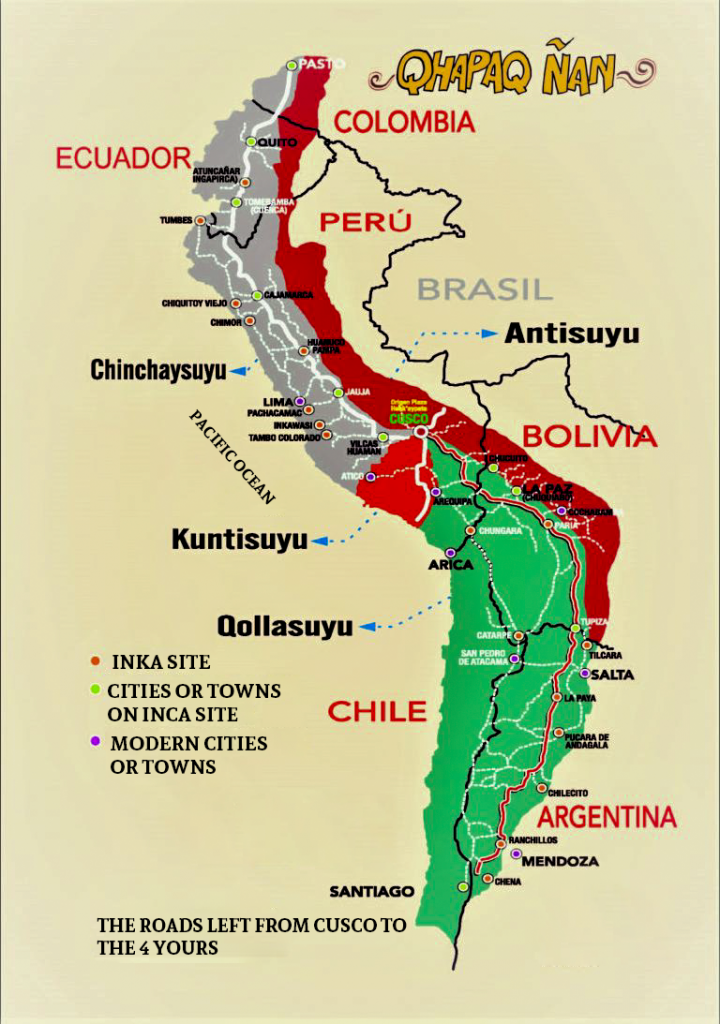 The Qhapaq Ñan is made up of a complex road system.