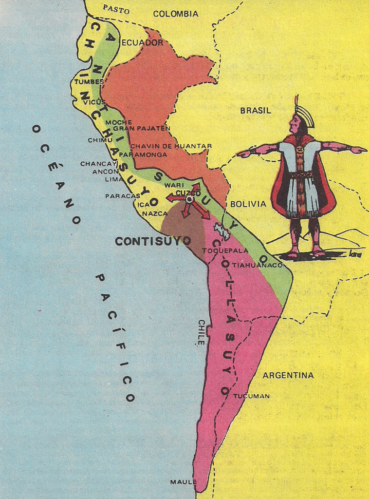 The Inca or Inca Empire was the largest empire in pre-Columbian America.