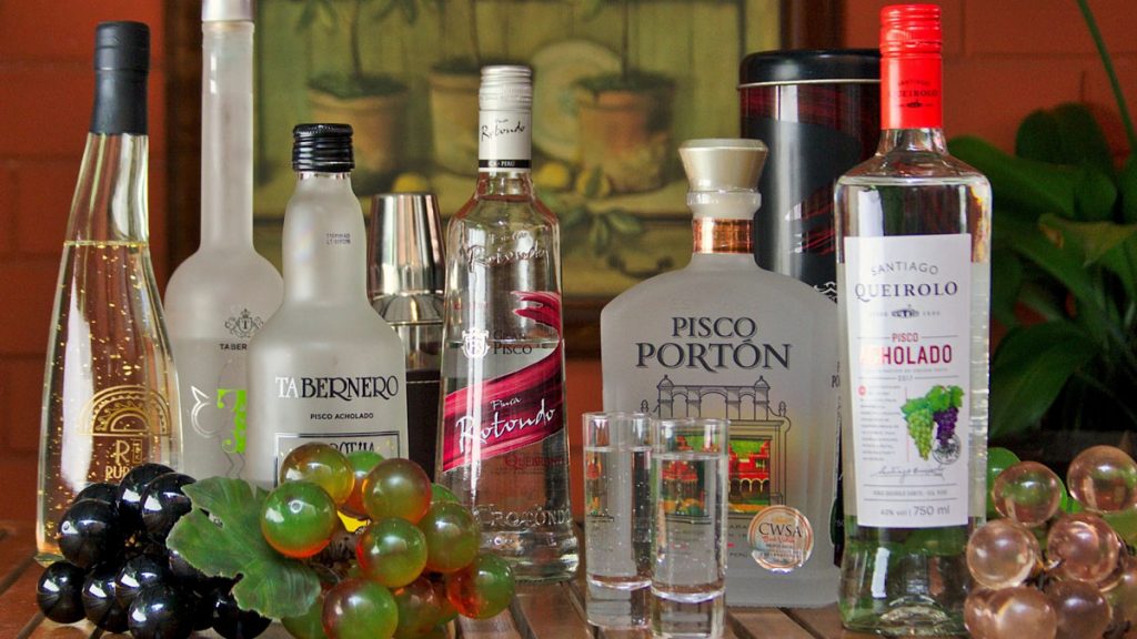 types of pisco in peru