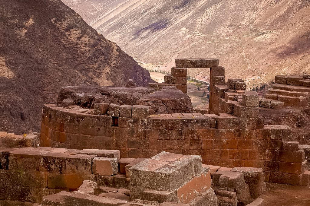 Sacred precinct in the archaeological site of Pisac