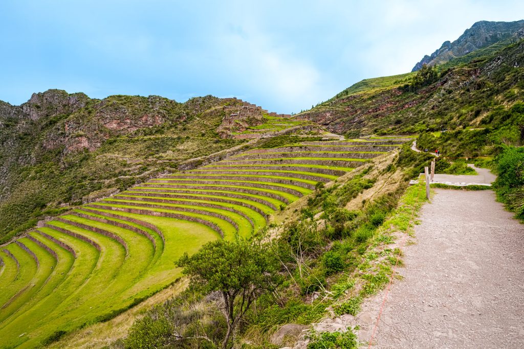 Terraces of the archaeological site of Pisac