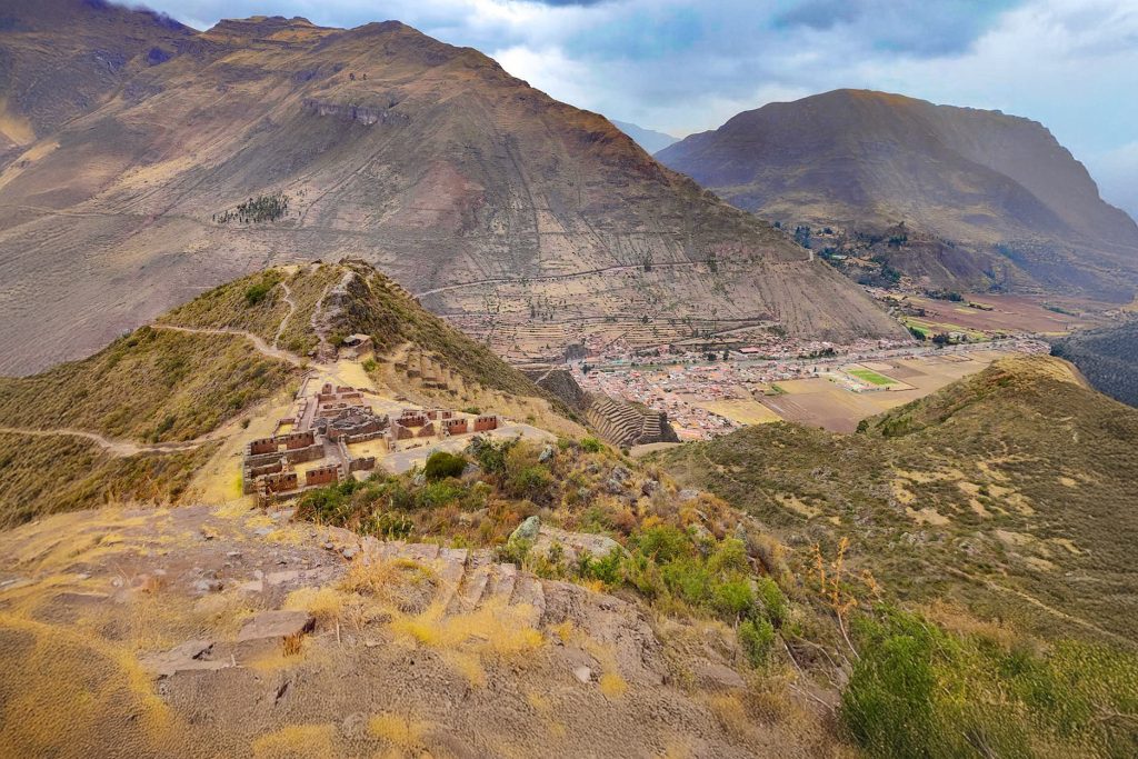 Paronamic view of the archaeological site of Pisac