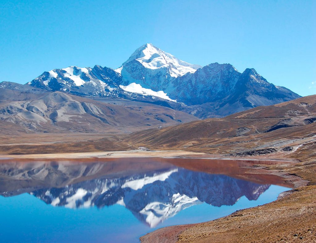 summiting huayna potosi