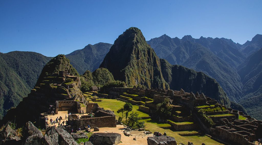 Machu picchu from the inca trail