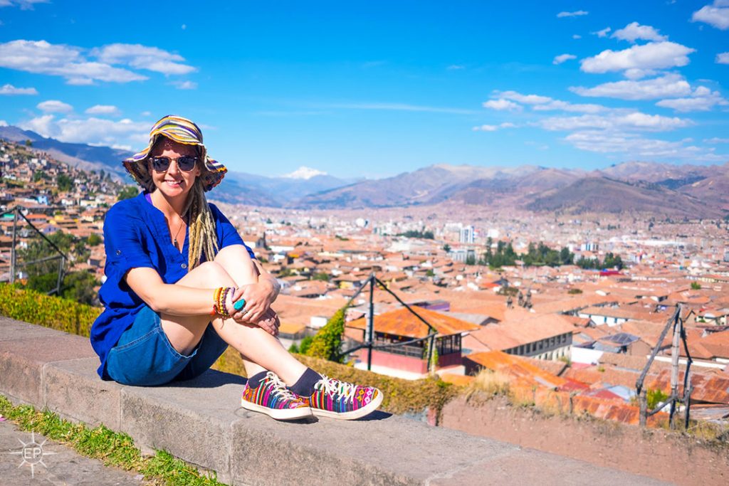 Cusco city panoramic view