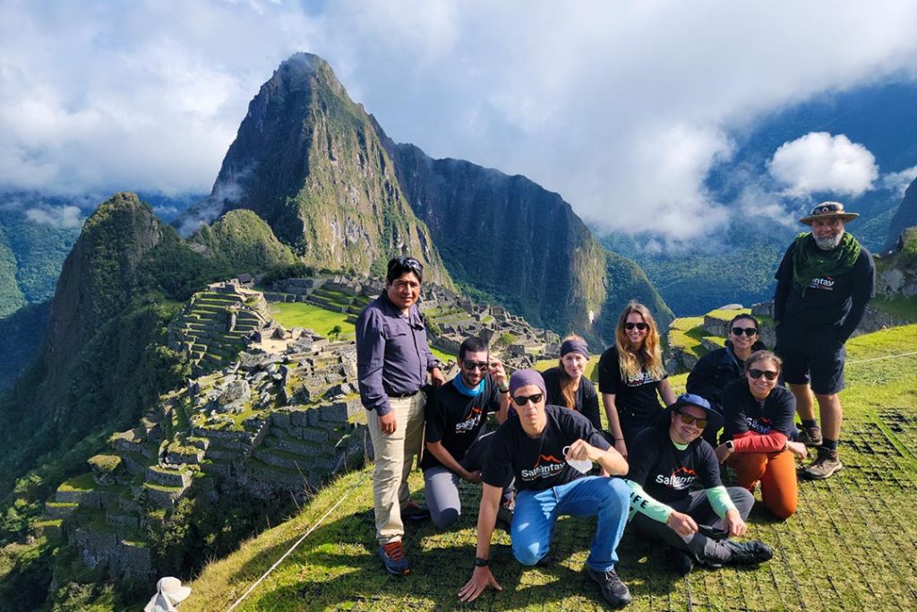 Machu Picchu Visitors from salkantay trek