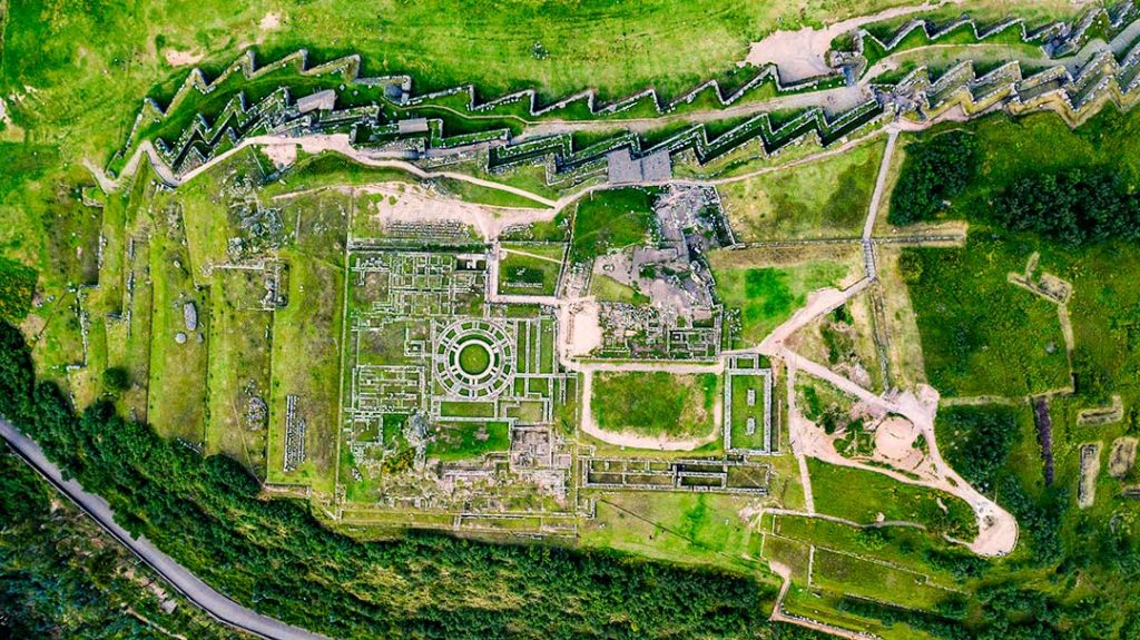 sacsayhuaman from the sky Cusco city tour