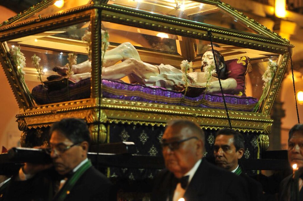 Burning of Judas. Holy Week in Peru