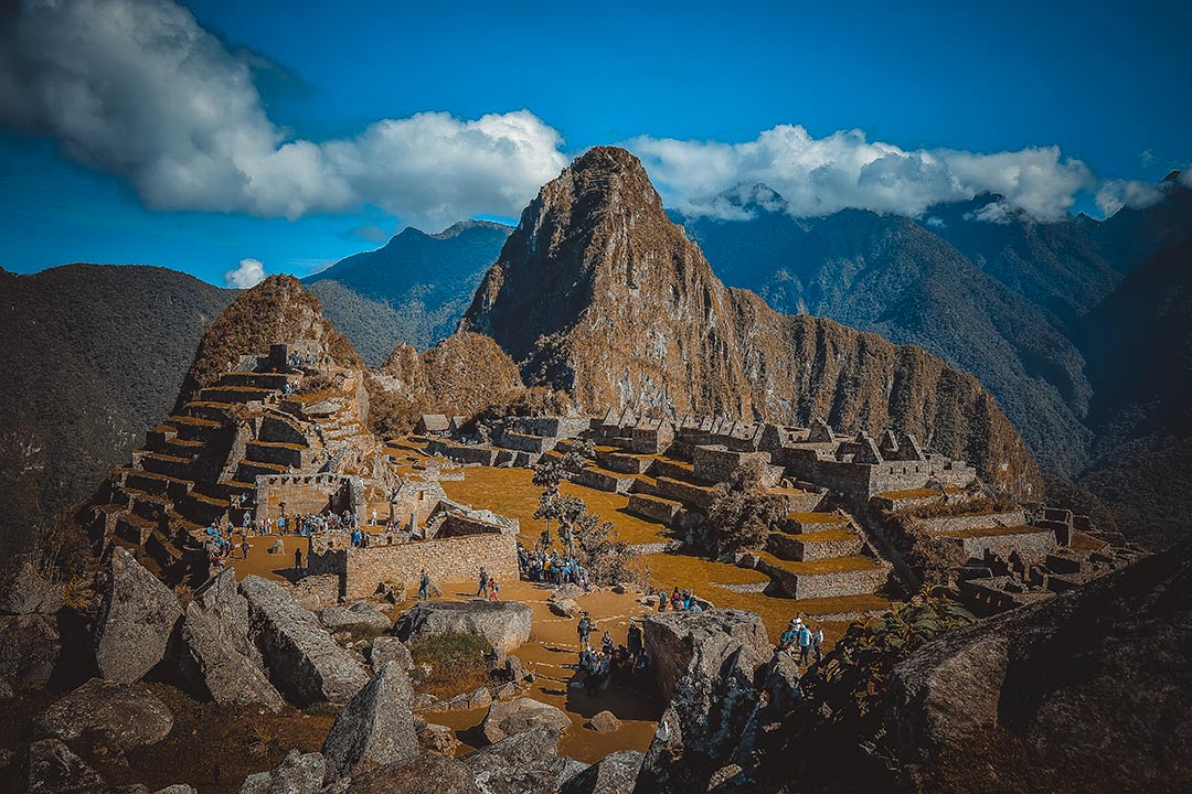 Machu Picchu citadel in Cusco Peru