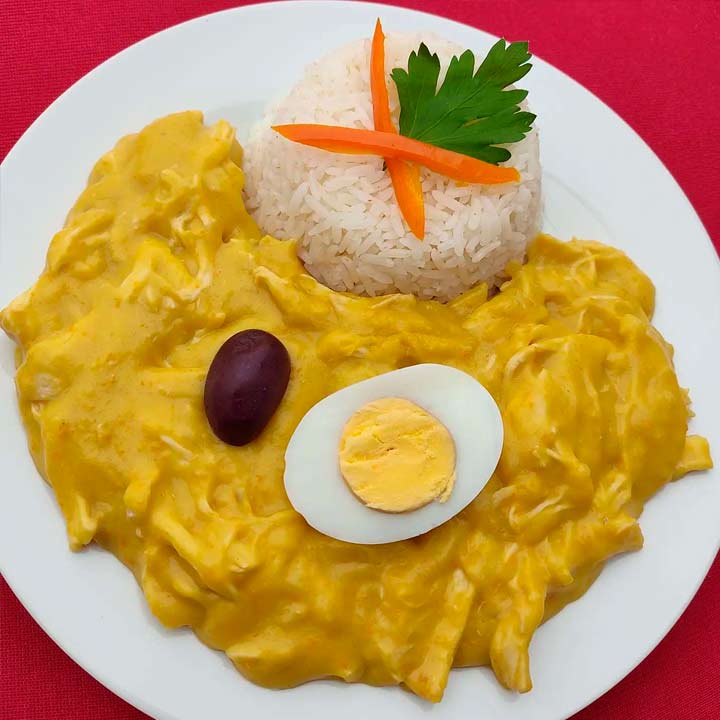 @comidaperuanadeanna | Aji de Gallina