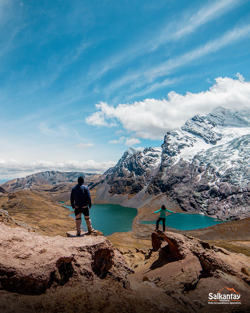 The Ausangate Trek is full of snowy peaks