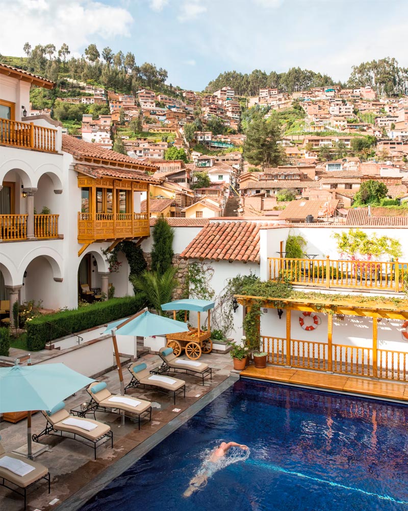 Belmond Palacio Nazarenas. best hotel in cusco